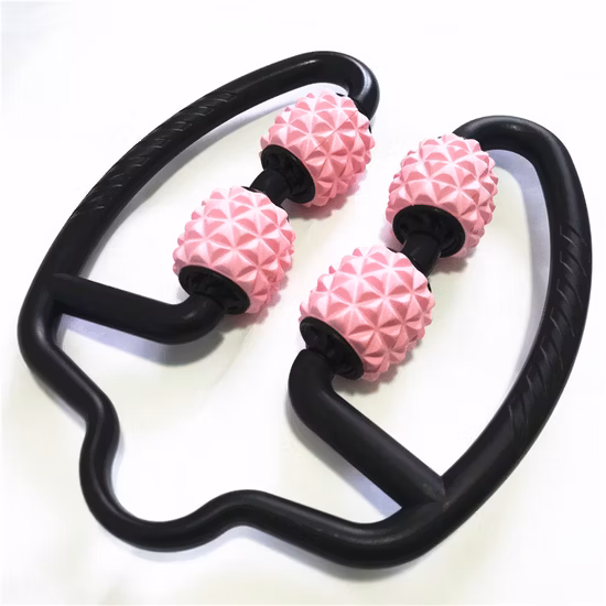 Benutzerdefinierter Logo-Yoga-Fitness-Übungsmassagestab, Triggerpunkt-Muskelrollerstab